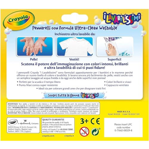 Crayola CRAYOLA - LAVABILISSIMI - 12 P 2