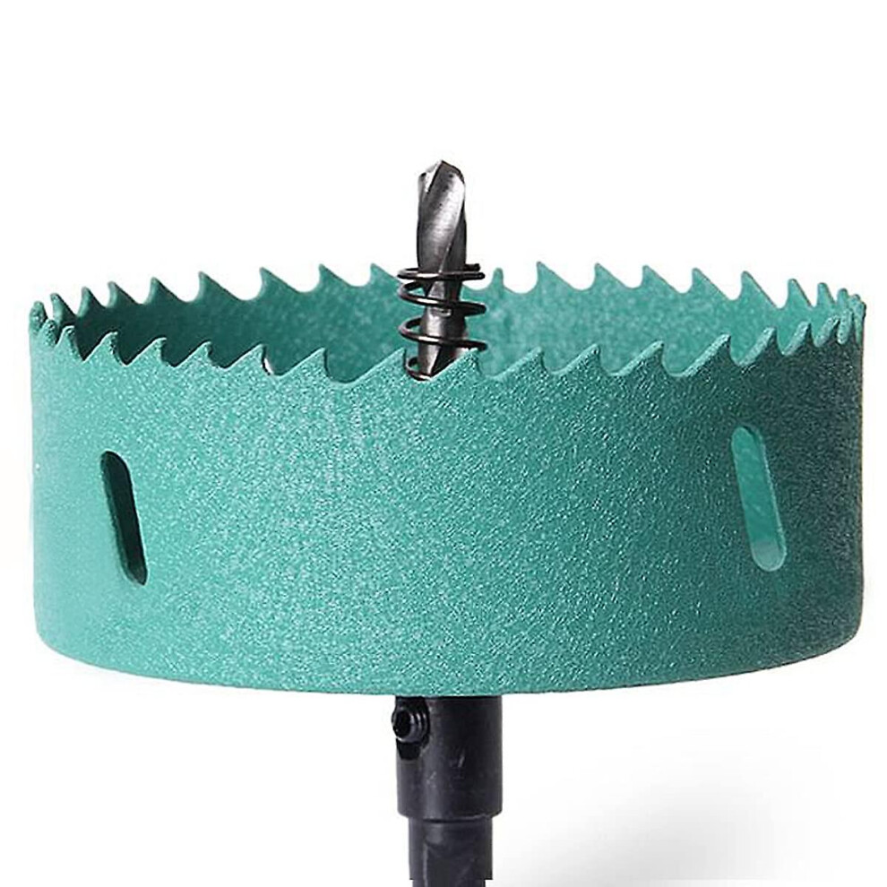 (Green 165Mm6.50 Inch) 15-200Mm Hss Bi-Metal Hole Saw With Corn Hole Drilling Cutter 18Mm Hole Cutter For Stainless Steel Metal Wood Plastic Drywall F 8795863647289