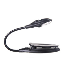 (Black) Premium Book Light For Reading In Bed,led Rechargeable Reading Light Runs,eyecaring Clip On Book Light, Perfect For Readers