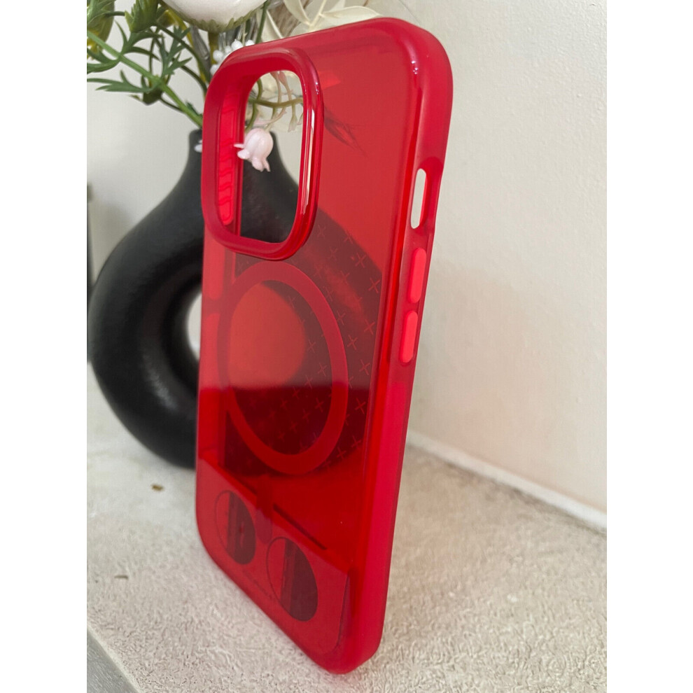 Tech21 Evo Check Case Cover For Iphone 14 Pro 6.1" Multi Drop Protection - Red 5056586710081
