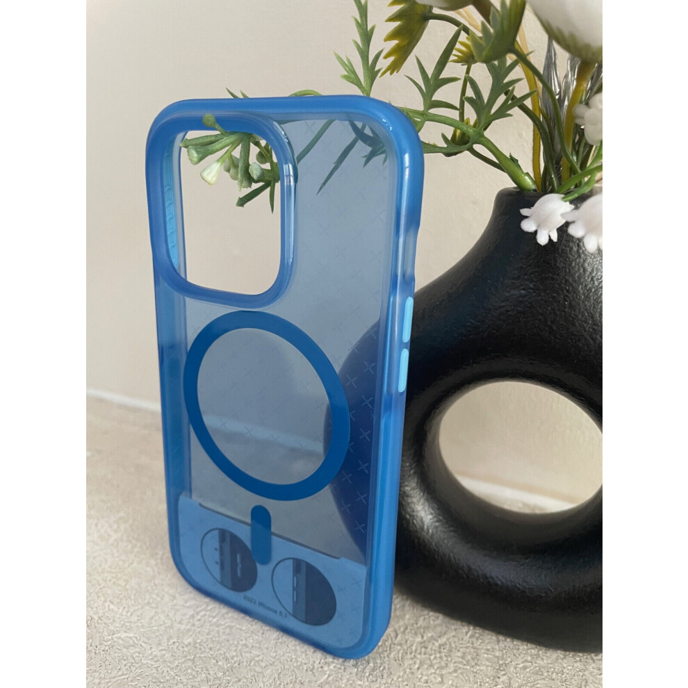 Tech21 EVO CHECK Case Cover for iPhone 14 Pro 6.1" Multi Drop Protection - Blue