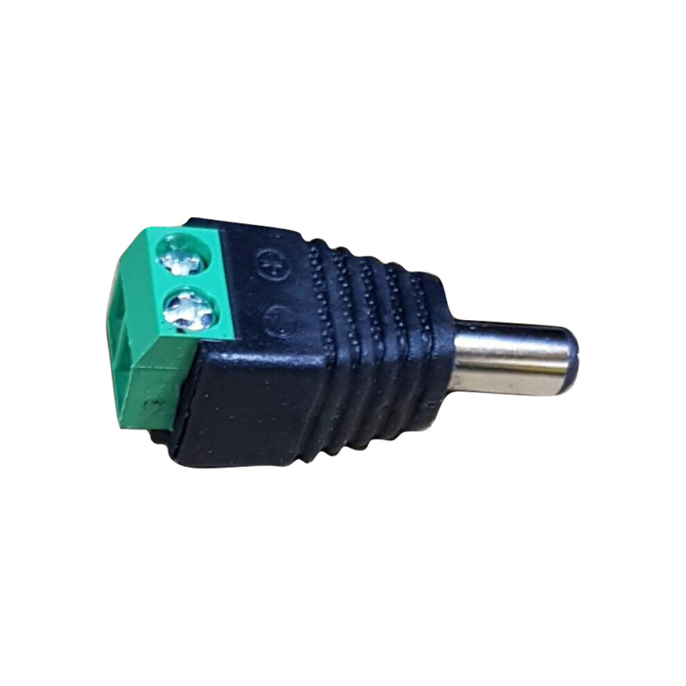 Dc Power Connector Male Jack Connector Plug Adapter For Cctv Camera Led Strip Light