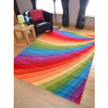 (120cm x 170cm) Living Room Candy Rainbow Rug Large Small Runner