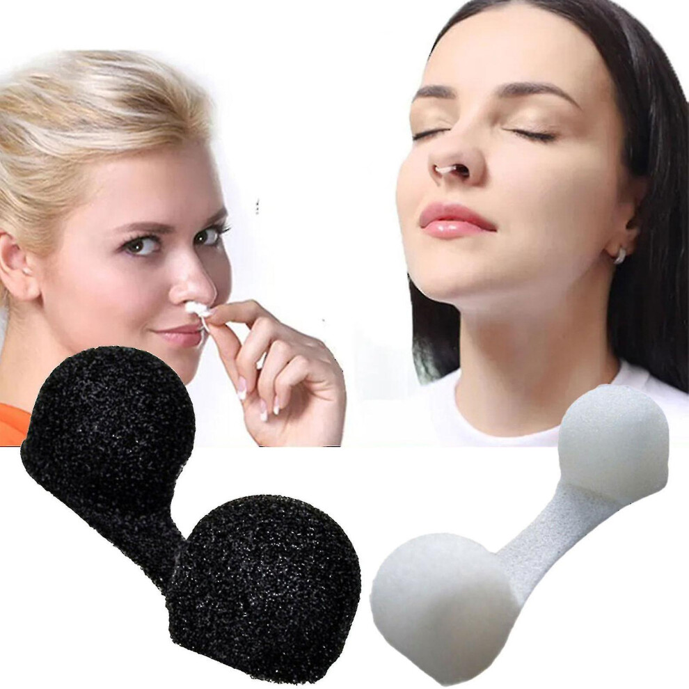 (White) 50X Disposable Nose Filters Sponge Nose Nosebleed Nasal Plug Spray Softness Dust 8795863658070