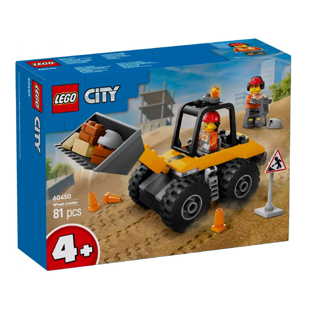 Lego City Yellow Construction Wheel Loader