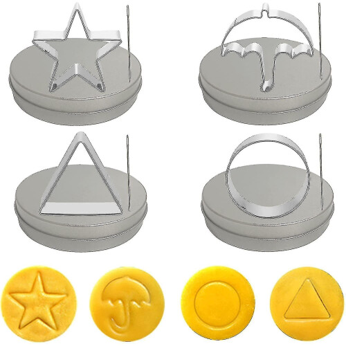 (Round) 12pcs Tv Game Cookie Cutters Set Sugar Pie Mold