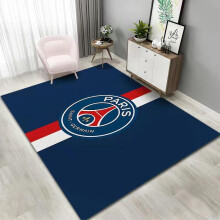 (Paris Germania) Vintage Square Carpets Soft Non Slip High Water Absorption Rug For Study Room