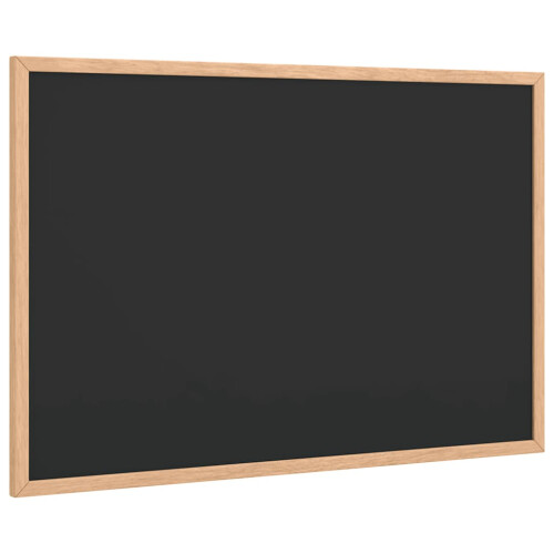 VidaXL vidaXL Chalkboard with Solid Pine Wood Frame Black 60x40 cm 2