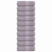 vidaXL Guest Towels 10 pcs Grey 30x50 cm 360 gsm 100% Cotton towel face towel