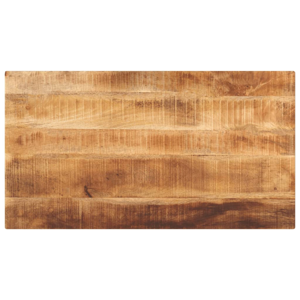 Vidaxl Table Top 100X60x2.5 Cm Rectangular Solid Wood Rough Mango