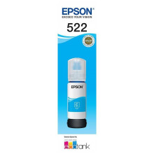 Epson T522 Cyan EcoTank 522 Ink Toner Bottle C13T00M292 Genuine Original