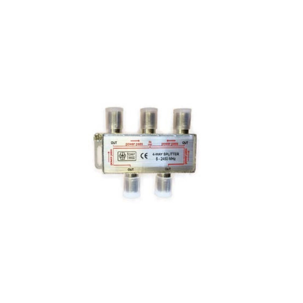 SATELLITE SPLITTER 4-way Splitter 5-2450MHZ