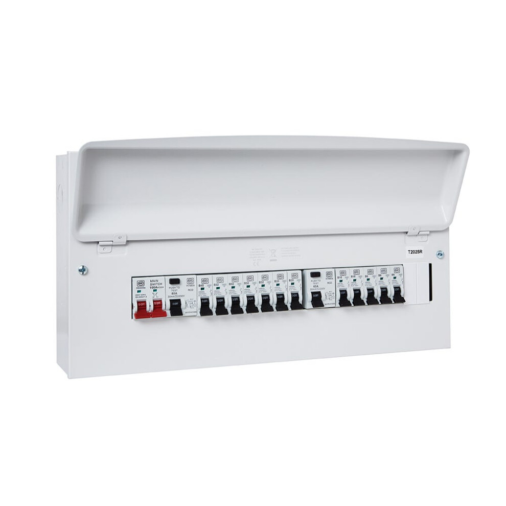 FUSEBOX DUAL RCD 17 WAY (2 x 80A 30mA TYPE A), F2017DA