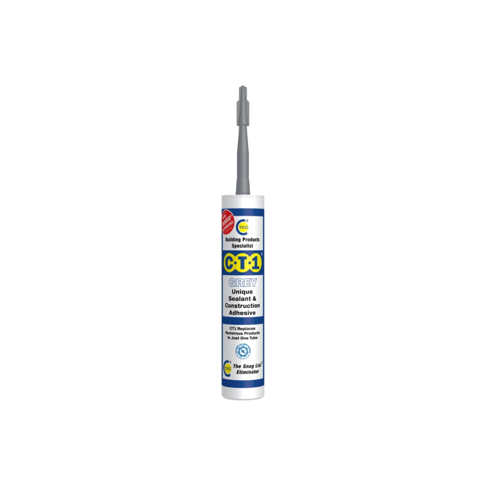 CT1 GREY SEALANT & CONSTRUCTION ADHESIVE, 290ml CARTRIDGE