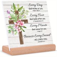 (Every Day God Thinks Of You) Christian Gifts For Women, Religious Gifts For Women, Christian Home Office Decor, Scripture Gifts, Inspirational Gifts With Bible Verse