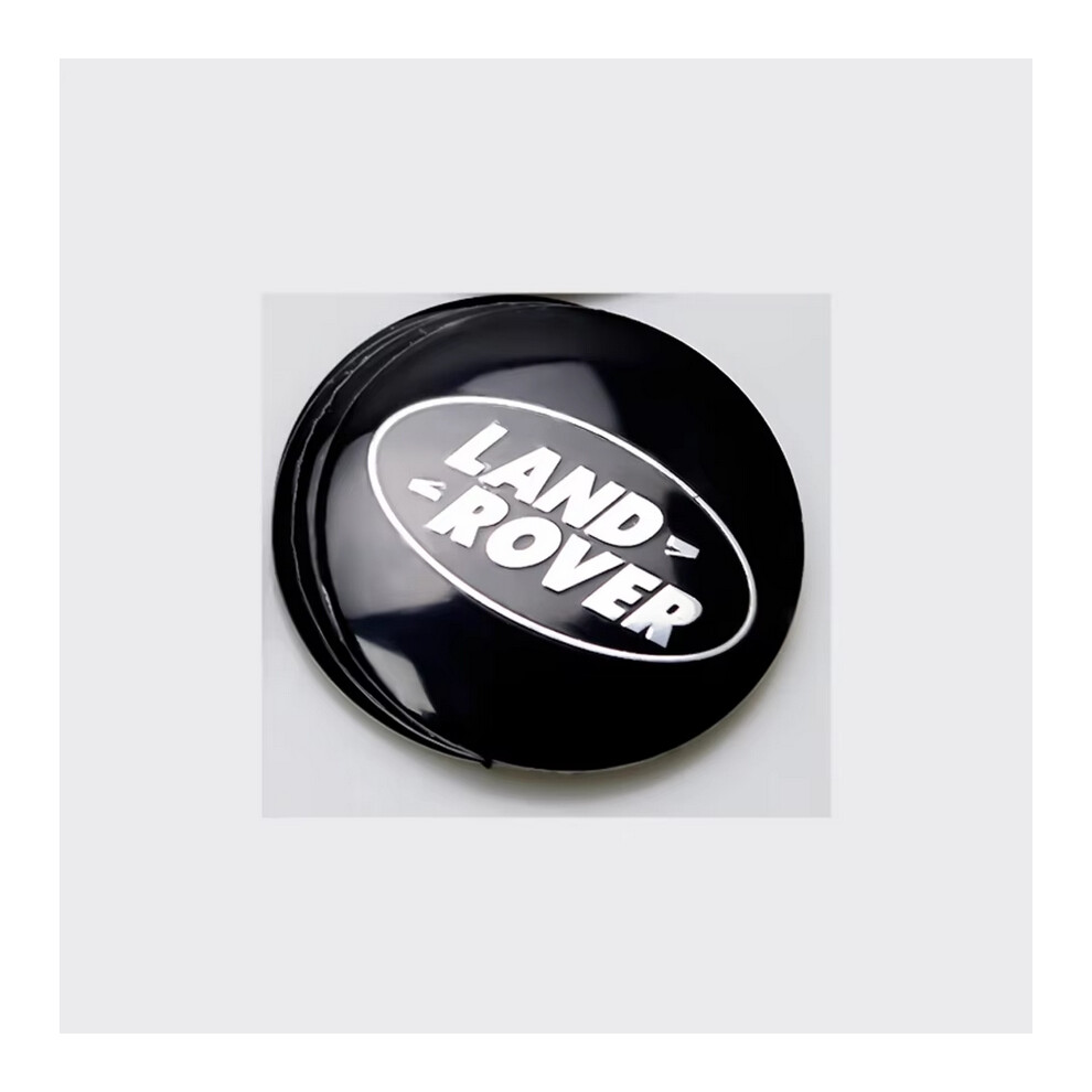 (Bk For Landrover) 4Pcs 56Mm Car Wheel Center Covers Sticker Hub Caps Stickers For Landrover Svr Discovery Velar Evoque Range Rover L322 L405 P250 6915939736415