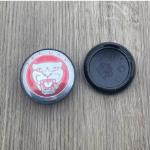(Red) 4Pcs 58mm Car Wheel Center Hub Caps Covers for Jaguar XF XJ-S XJ-6 X-Type XE S-Type F-PACE F-Type XK8 XK XKR XFR Accessories