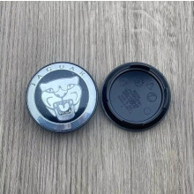 (Black) 4Pcs 58mm Car Wheel Center Hub Caps Covers for Jaguar XF XJ-S XJ-6 X-Type XE S-Type F-PACE F-Type XK8 XK XKR XFR Accessories