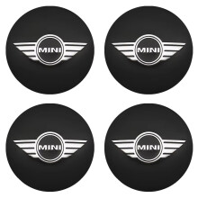 (56mm MINI 1) 4Pcs 56mm For MINI Cooper One S JCW R56 R55 R53 R60 F55 F56 R57 R59 Accessories Car Wheel Center Hub Caps Stickers Badge Decals