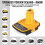 Dm18d Dca1820 Battery Adapter With Usb For Dewalt 20v/18v For Milwaukee M18 18v Lithium Battery Dcb204 Dcb205 Converter For Dewalt 18v/20v Nicad 3