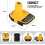 Dm18d Dca1820 Battery Adapter With Usb For Dewalt 20v/18v For Milwaukee M18 18v Lithium Battery Dcb204 Dcb205 Converter For Dewalt 18v/20v Nicad 2