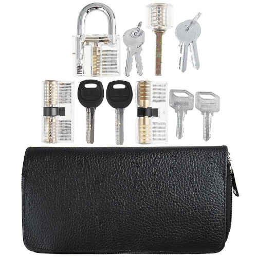 Lock Pick Set With Transparent Training Locks 1