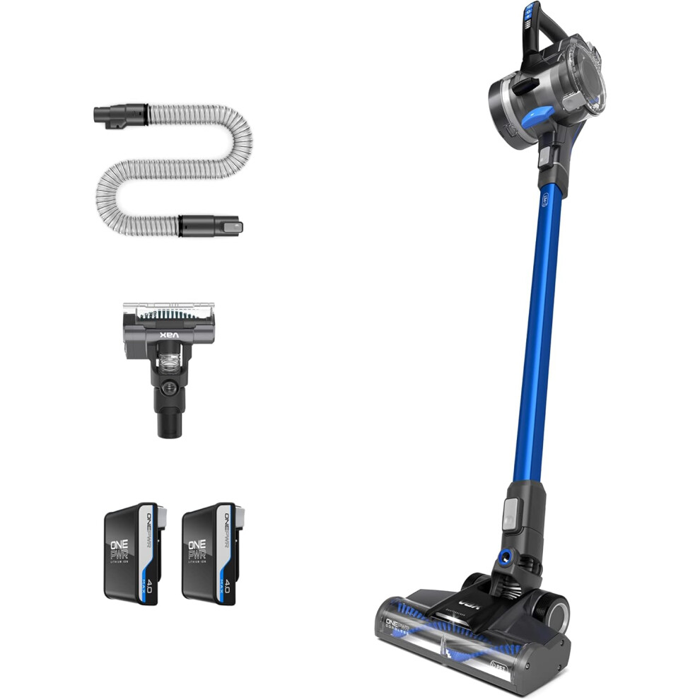 Vax Blade 4 Dual Pet & Car Cordless Vacuum Cleaner with Motorised Pet Tool & Hose, 90 minute runtime - CLSV-B4DC, Blue
