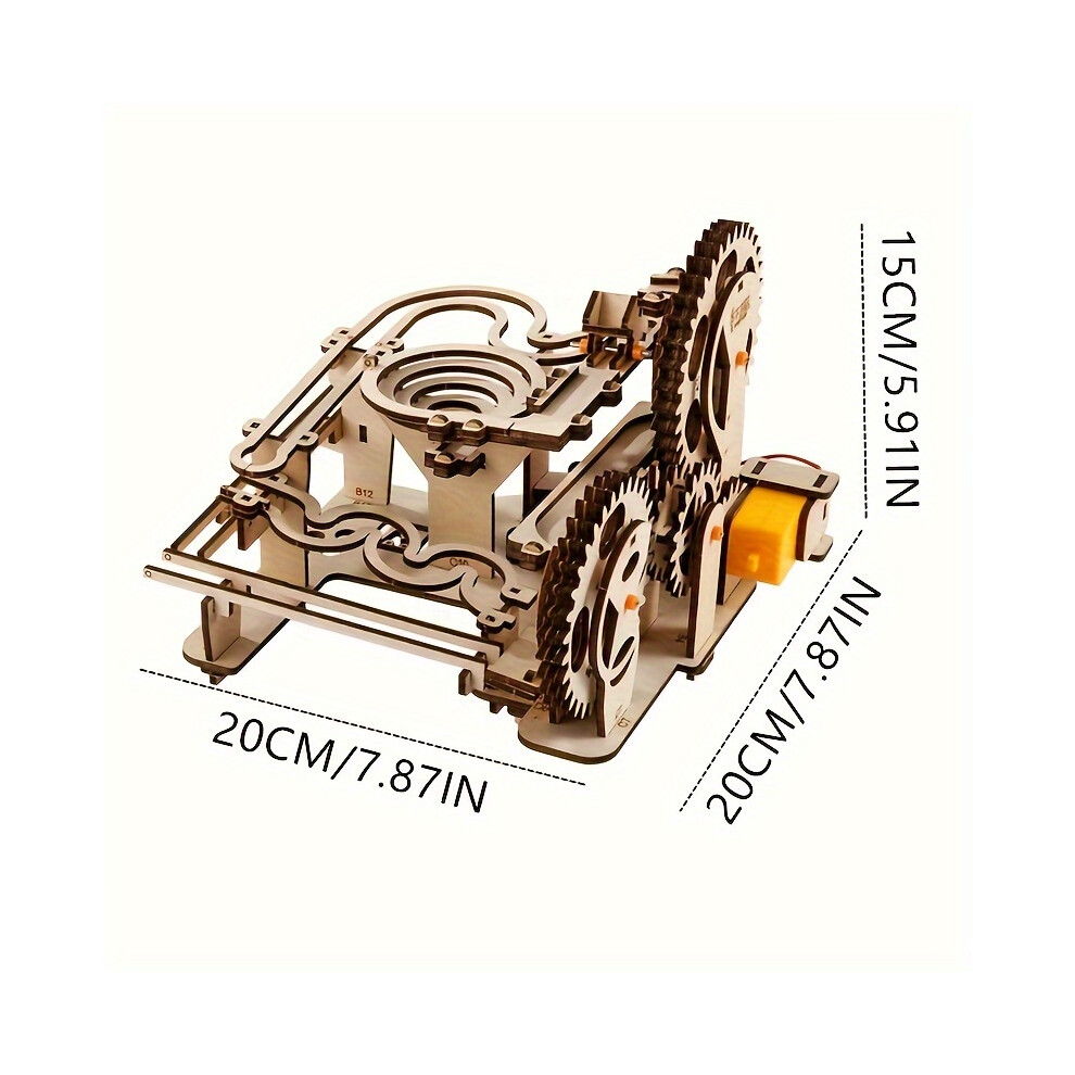 (1pc) Wooden Jigsaw Puzzle Machine 3D Jigsaw Puzzle DIY Hand-assembled Jigsaw Puzzle Toy-image-OPC-PFWFZRV-NEW