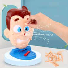 (POPPING PIMPLES) Squeezing acne toys, parent-child interactive water spray pranks, children's parody tabletop games