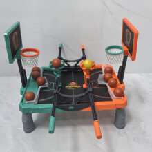 (Double table basketball (with 10 balls)) 1pc Interactive Kids Basketball Table Game - Miniature Creative Finger Tip Playset