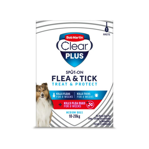 Bob Martin Bob Martin Clear Plus Spot-On Solution for Medium Dogs 1 Treatment