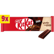 (Pack Of 2) KitKat 2 Finger Dark Chocolate Biscuit Bar 9x20.7g