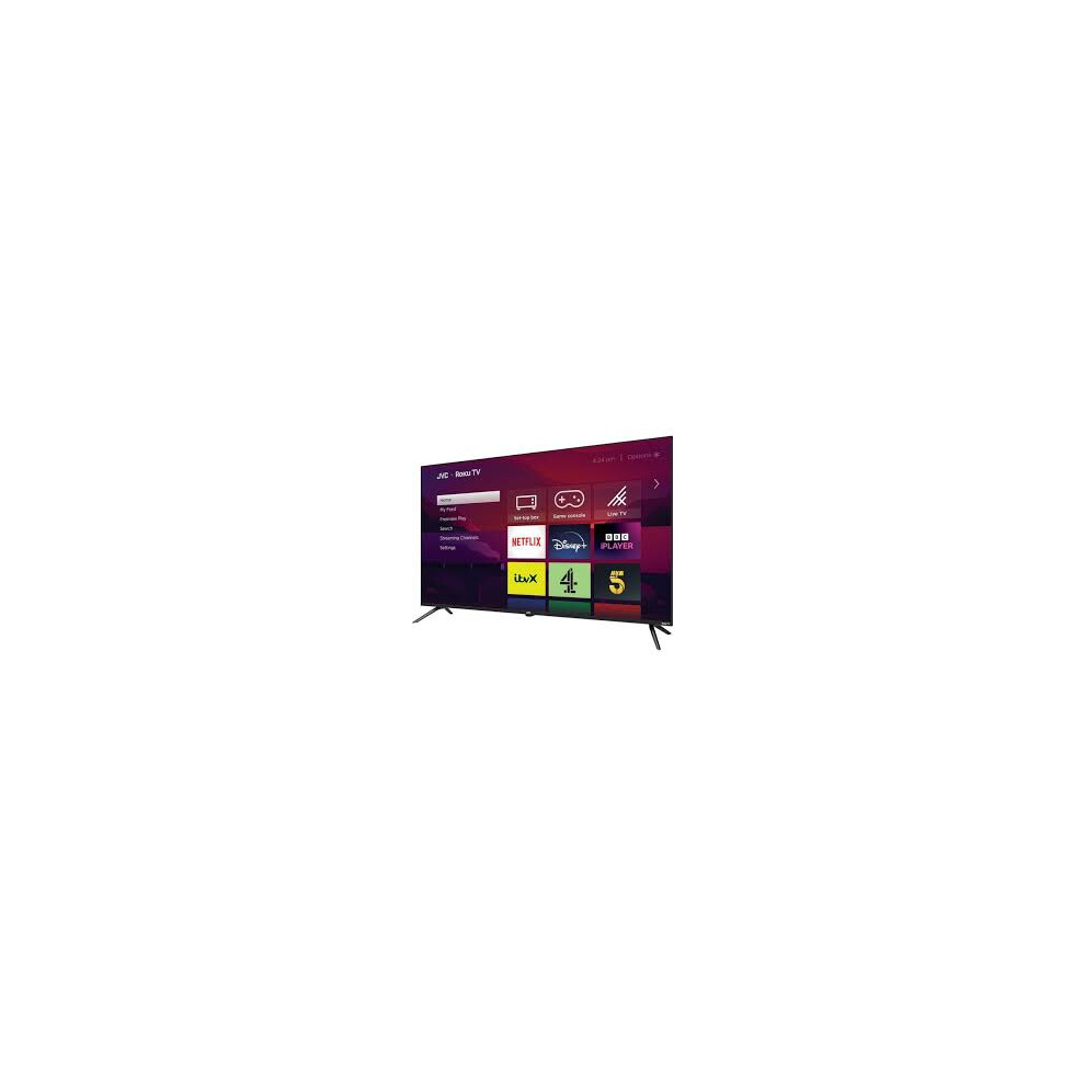 JVC LT-50CR530 Roku TV 50" Smart 4K Ultra HD HDR LED TV