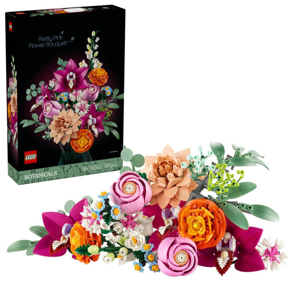 Lego Botanicals Men's Pink Flower Bouquet - Image 11