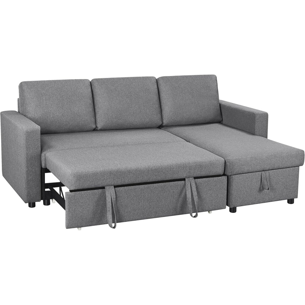 Yaheetech Sofa Bed L-Shaped Couch Sofa Corner Sofa 3 Seater Pull out Sofa Bed with Storage