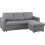 Yaheetech Yaheetech Sofa Bed L-Shaped Couch Sofa Corner Sofa 3 Seater Pull out Sofa Bed with Storage 5