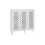 Timber Art Design UK Essentials 3 Door Shoe Cabinet White 3
