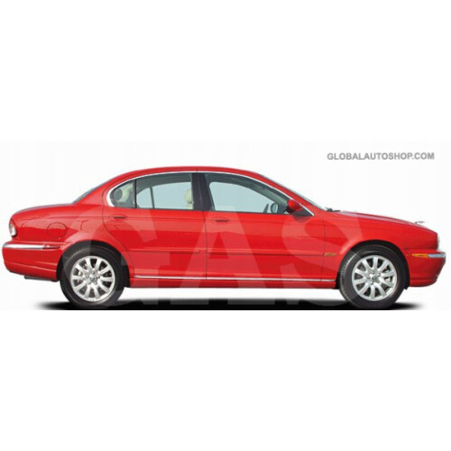 JAGUAR X-TYPE - CHROM side door decorative chrome strips