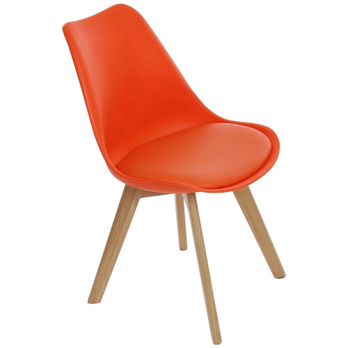 Charles Jacobs (Orange) 5pc Charles Jacobs Beech Dining Set 2