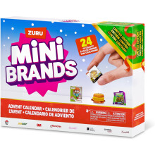 Mini Brands Advent Calendar: 24 Exclusive Minis (Grocery, Foodie & Toy) - Unbox Surprises & Grow Your Collection