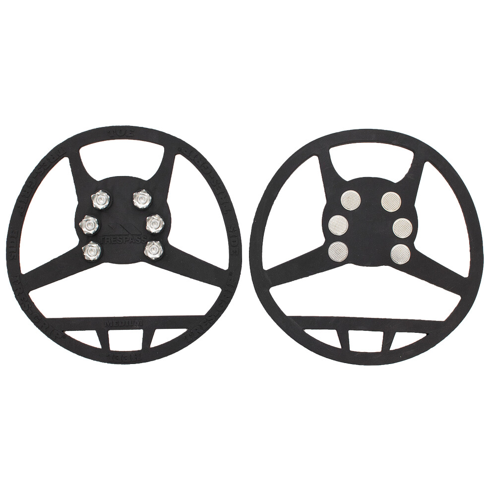(M, Black) Trespass Shoe Traction Aids Gripz