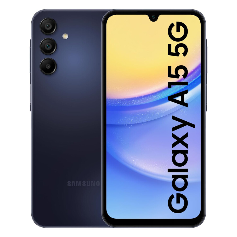 Samsung Galaxy A15 A155F DSN 4G - 128GB + 8GB - 6.5-inch FHD+ Super AMOLED, 50MP +5MP +2MP, 13MP, Android 14, 5000mAh, 25W Charge - Blue Black-image-OPC-PFWGS8T-REFURBISHED