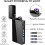 Lighter, Electric With Led Light, Usb Rechargeable Dual Arc Plasma Lighter, Electronic Windproof For 4