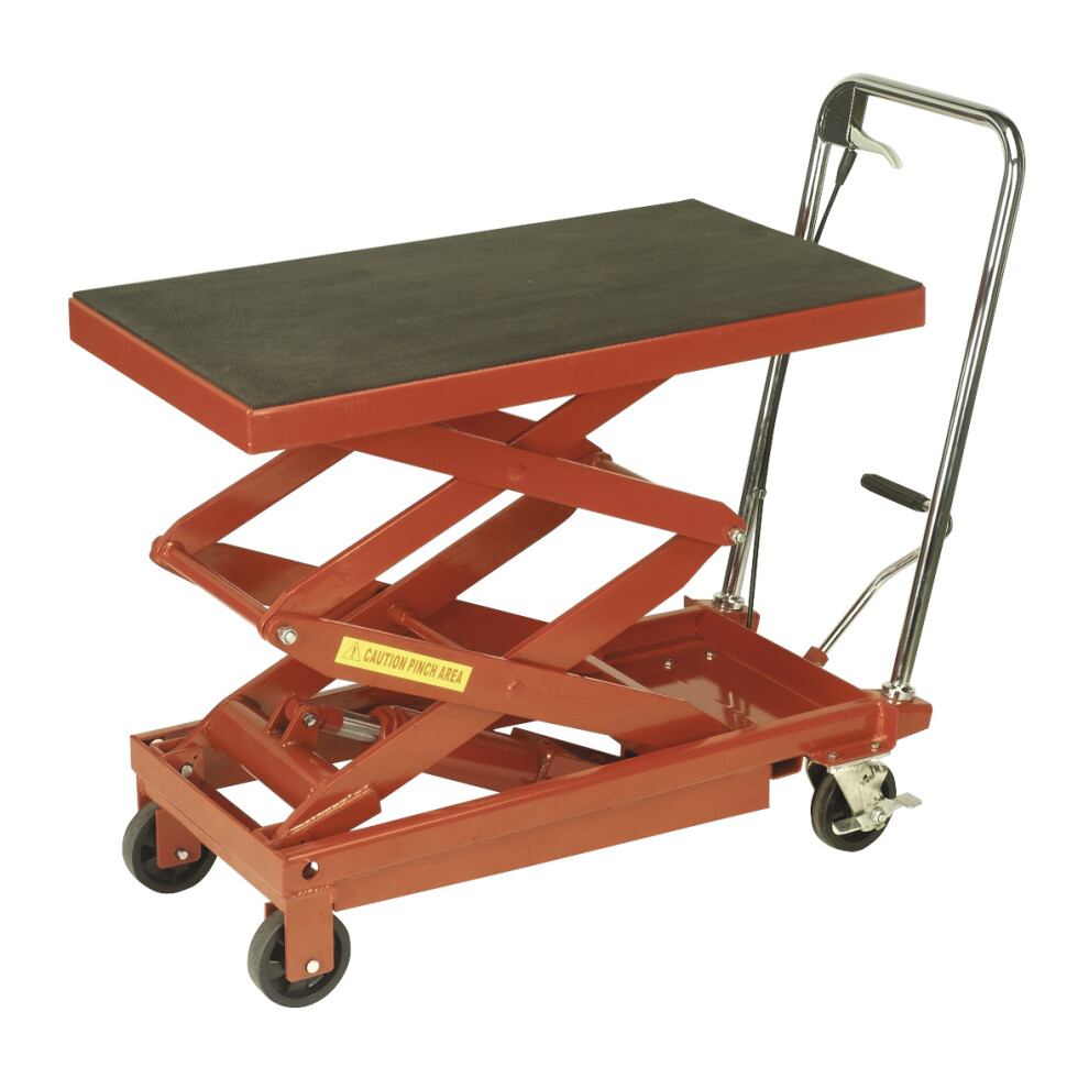 Sealey Hydraulic Scissor Lift Platform Table 300Kg Capacity Hpt400h