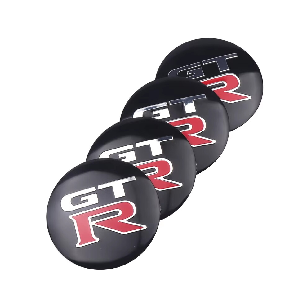 (56mm GTR) 4PCS 56mm Car Wheel Center Hub Caps Tire Rim Covers Replacement Decoration For Nissan Nismo GTR Juke Versa Almera Xterra Qashqai-image-OPC-PFWH2M2-NEW