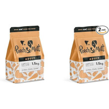 Pooch & Mutt - Complete Adult Dry Dog Food (Grain Free), Superfood Blend, 1.5kg (Pack of 2)