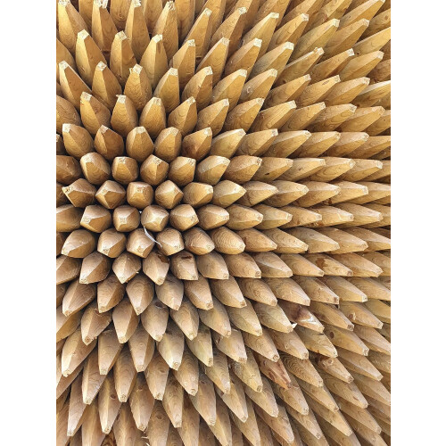 Rounded Wooden Stake | 1.2m x 50mm | 10 pack 1