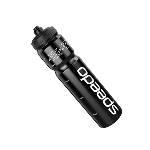Speedo (1L, Black/White) Speedo Logo 1000ml Water Bottle 1