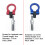 (M18X2.5-Red) Universal Towing Hook In Aluminum Alloy, Front/rear Car Trailer Kit, M18 X 2.5/m16x3.14 6