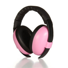 (Pink) Child Baby Hearing Protection Safety Ear Muffs Kids Noise Cancelling Headphones